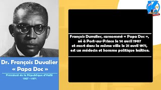 François Duvalier  Naissance Histoire [upl. by Clarisa]