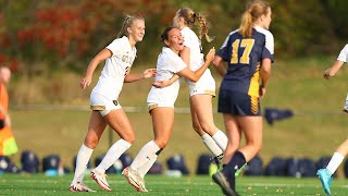 Womens soccer fights back for 22 tie with Carleton [upl. by Ortensia]