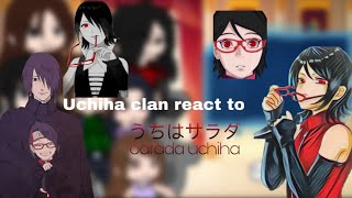 Some of the Uchiha clan react to Sarada Uchiha  lazy  short [upl. by Ysnat311]