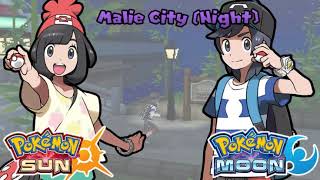 10 Hours Malie City Night Music  Pokemon Sun amp Moon Music Extended [upl. by Nelson948]