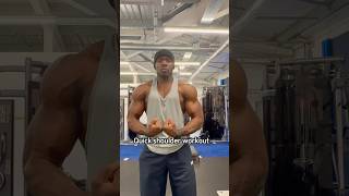 Build strong sculpted shoulders with this quick and effective workout shorts shoulderworkout [upl. by Dougall545]