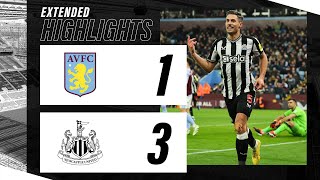 Aston Villa 1 Newcastle United 3  EXTENDED Premier League Highlights [upl. by Newlin464]