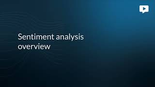 Sentiment Analysis Overview  Userlytics [upl. by Roti]