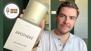 Earl Grey Bitters Candle Review amp Brand Intro  Apotheke Co  TouchTheFireTwice [upl. by Nivlek74]