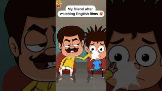 Englipeesu🤣🤣 funmoji2d comedy shortvideos funny english shorts love lover cartoon [upl. by Nyrraf]