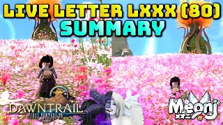 FFXIV Letter from the Producer LIVE Part LXXX 80 Summary [upl. by Nadiya522]