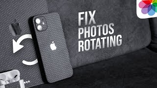 iPhone Photos and Video NOT Rotating  FIX [upl. by Nylatsirhc]