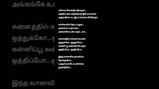 Kannathil Kannam 😍💖 lyricslovestatus tamillyrics [upl. by Parrott]