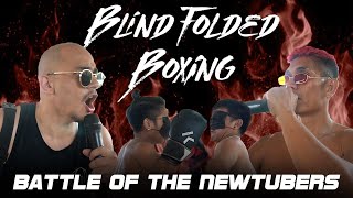 BATTLE OF THE NEWTUBERS BLINDFOLDED BOXING MR MAINIT NABALIAN NG BRASO NI KikoMatosTV [upl. by Tessil409]