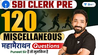 SBI Clerk Pre 2023  Reasoning Marathon  Puneet Sir [upl. by Ellak]