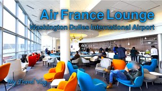 Air France Lounge  Washington Dulles International Airport [upl. by Gwendolyn]