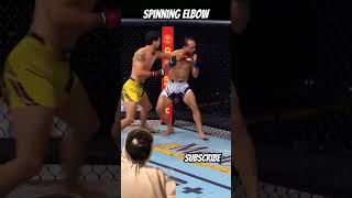 Spinning elbow knockout mma ufc mmafighting knockoutoftheyear [upl. by Neidhardt]