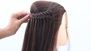 3 beautiful hairstyles for festival look  open hair hairstyle [upl. by Araic]