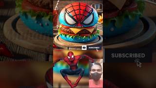 Superheroes but burger  Avengers vs DC  All Marvel Characters marvel avengers shorts [upl. by Anifled]