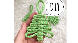 DIY CHOINKA MAKRAMA macrame christmas tree [upl. by Tteragram193]