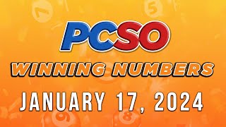 P698M Jackpot Grand Lotto 655 2D 3D 4D and Mega Lotto 645  January 17 2024 [upl. by Elagiba]