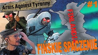 1 POTĘŻNA CZERWONA FINLANDIA  Arms Against Tyranny  Hearts of Iron IV [upl. by Eitirahc]