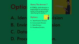 COBOL Mainframe interview questions 08cobol mainframe jcl interview viral youtubeshorts [upl. by Terrene596]