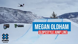 Megan Oldham Slopestyle Jump Line  X Games Aspen 2023 [upl. by Eidissac]