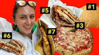 Tasting Pizza ALL DAY in Naples Italy [upl. by Rolecnahc7]