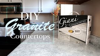 DIY Granite Countertop – Giani – How To Tutorial and Review with 3 Month Followup [upl. by Rabah514]