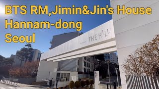 BTS RMJiminJin amp Bigbang GDs House  Hannam The Hill amp Nine One Hannam in Seoul Korea [upl. by Nytsirt]