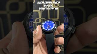 Samsung watch 4 classic lte  Battery backup after 2yrs complete usage samsung techpokeshorts [upl. by Carole]