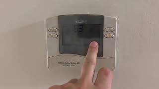 Aprilaire Thermostat Will Not Turn On Quick Fix [upl. by Wynne]