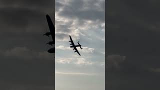 RAF Avro Lancaster Soaring in Portrush Airshow 2024 airshow2024 lancaster [upl. by Dora]