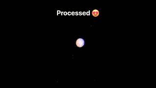 Capturing the Jupiter Through my Homemade Telescope🔭capturing jupiter telescope astrophotography [upl. by Aisetal298]