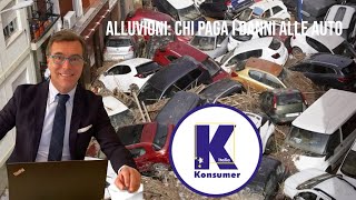 ALLUVIONI CHI PAGA I DANNI ALLE AUTO assicurazioni consumatori [upl. by Ahsyekal]