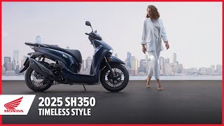 New 2025 SH350 Timeless Style  Scooter  Honda [upl. by Attenyw866]