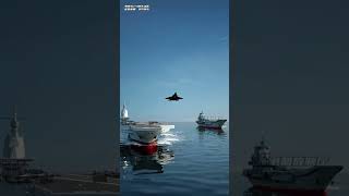 003 aircraft carrier sets sail fully electric propulsion super aircraft carriers reverie in its c [upl. by Aihsenod]