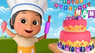 The Muffin Man Song  Birthday Cake For Mother  DaizyCoco Nursery Rhymes amp Kids Songs [upl. by Emlynne407]