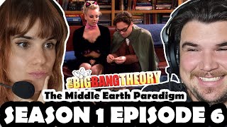 FIRST TIME WATCHING Big Bang Theory Season 1 Episode 6 The Middle Earth Paradigm [upl. by Tiena]