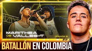 GAZIR REACCIONA A MARITHEA VS VALLEST ⚡ BATALLÓN EN FMS COLOMBIA 🇨🇴 [upl. by Courtnay]