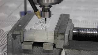 Easystep  Milling an aluminium stamp [upl. by Alexis]