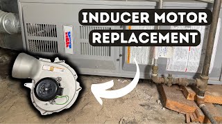 How To Replace An Inducer Fan Motor Assembly On An 80 Furnace [upl. by Pizor]