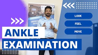 ANKLE EXAMINATION OSCE VIDEO ASPIRE ACADEMY [upl. by Turnbull]