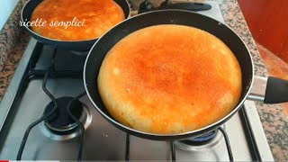 pane liquido in padella🤔 in 5 minuti senza impasto‼ incredibilmente buono [upl. by Kitty]