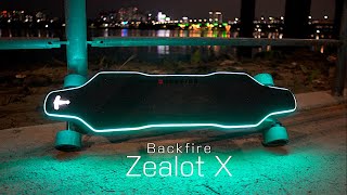 193 Backfire Zealot X  Its a high standard of traditional beltdrive street type Eboard 2023 [upl. by Ahseyn]