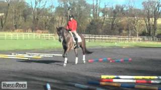 Perfect Polework Straightness Rhythm and Collection  HorseandRider UK [upl. by Acinoev]