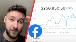 250850 In 60 Days Facebook Ads Dropshipping Case Study [upl. by Lehsar]