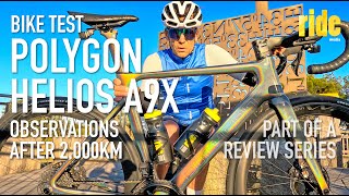 Polygon Helios A9X bike review comments after 2197km – great value quality ride traits… thumbs up [upl. by Hsitirb]