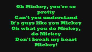 Hey Mickey with lyrics [upl. by Phox]