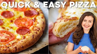 Easy Pizza Dough Tutorial From Scratch in Under 2 Hours [upl. by Eidorb]