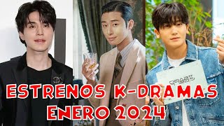 DRAMAS COREANOS ENERO 2024 doramas kdramas drama [upl. by Kehr14]