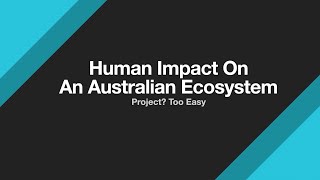 9 Science  How To Get 100 On Human Impact On An Australian Ecosystem Project [upl. by Carolina]