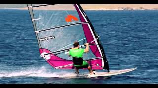 Windsurfing Carve Gybe tuition from Sam Ross [upl. by Bac]