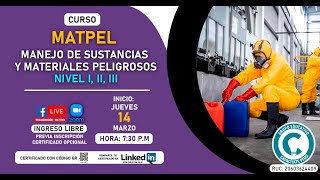 🚧CURSO MATPEL NIVEL I II III🛢MANEJO DE SUSTANCIAS Y MATERIALES PELIGROSOS☢☣ [upl. by Anette954]